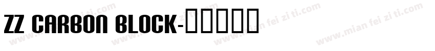 ZZ Carbon Block字体转换